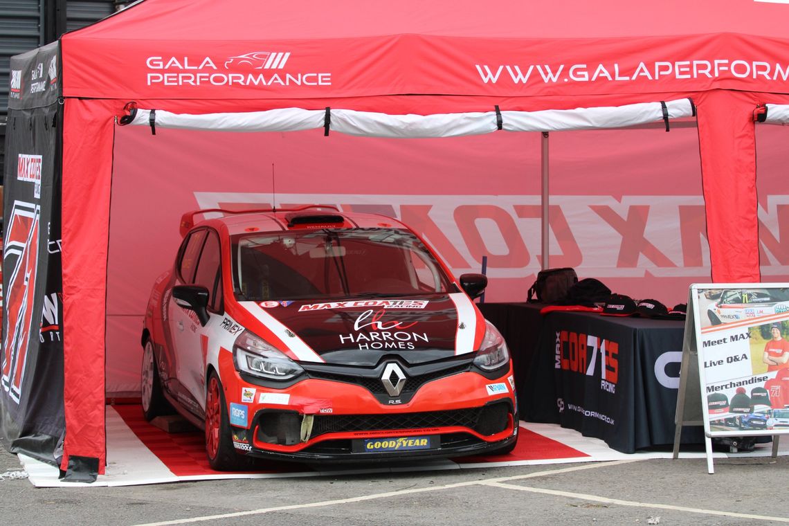 Branded Motorsport Cafe barriers