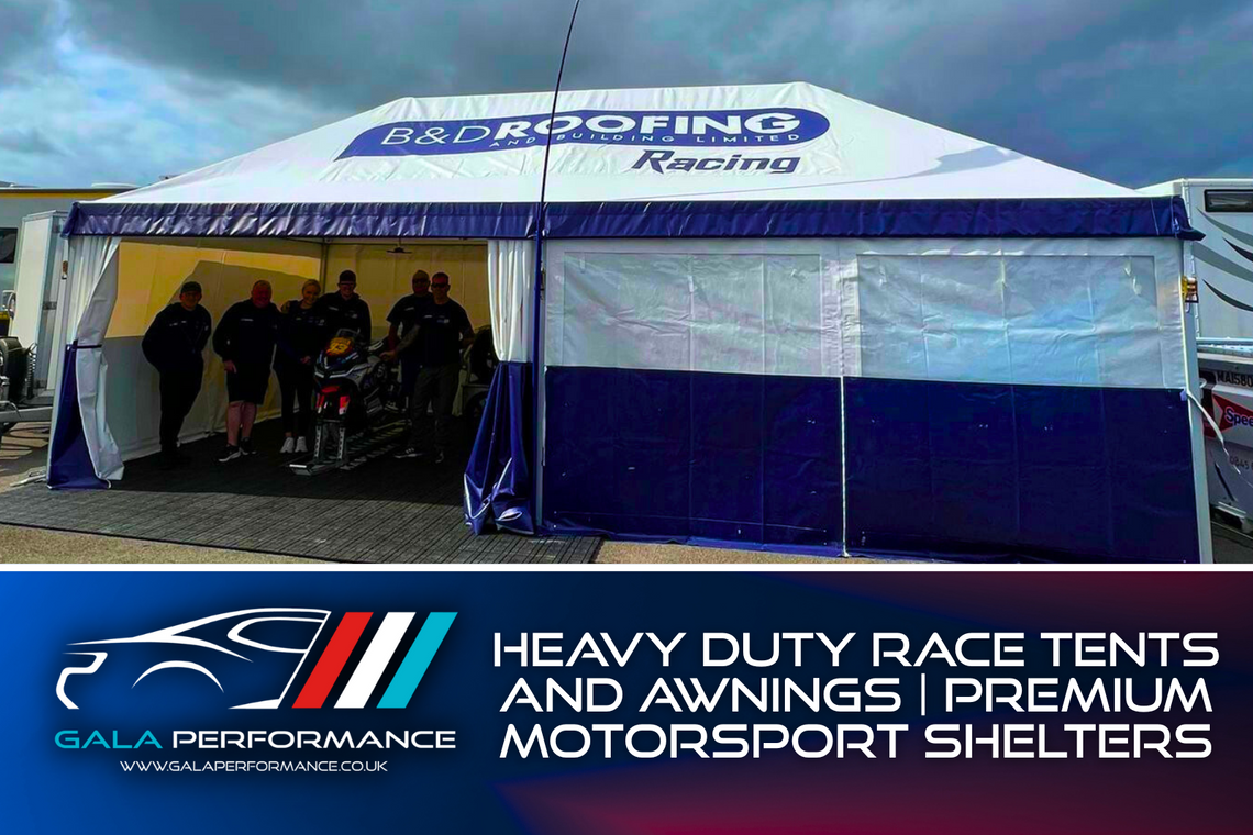 Motorsport Pop-Up Gazebos | Heavy Duty Pit Tents from Gala Performance