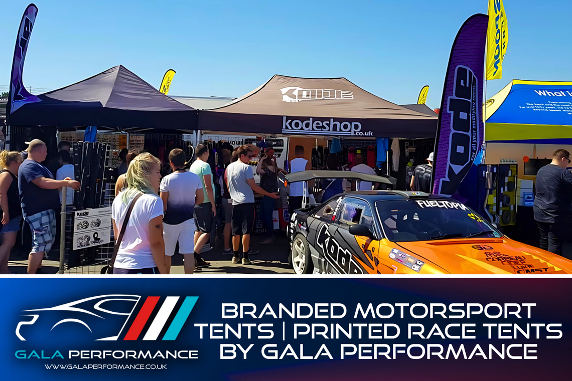 Motorsport Pop-Up Gazebos | Heavy Duty Pit Tents from Gala Performance