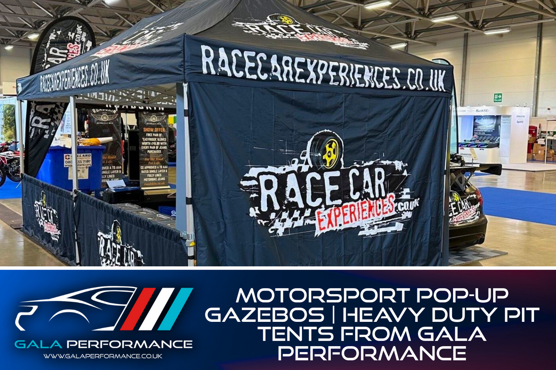 Motorsport Pop-Up Gazebos | Heavy Duty Pit Tents from Gala Performance