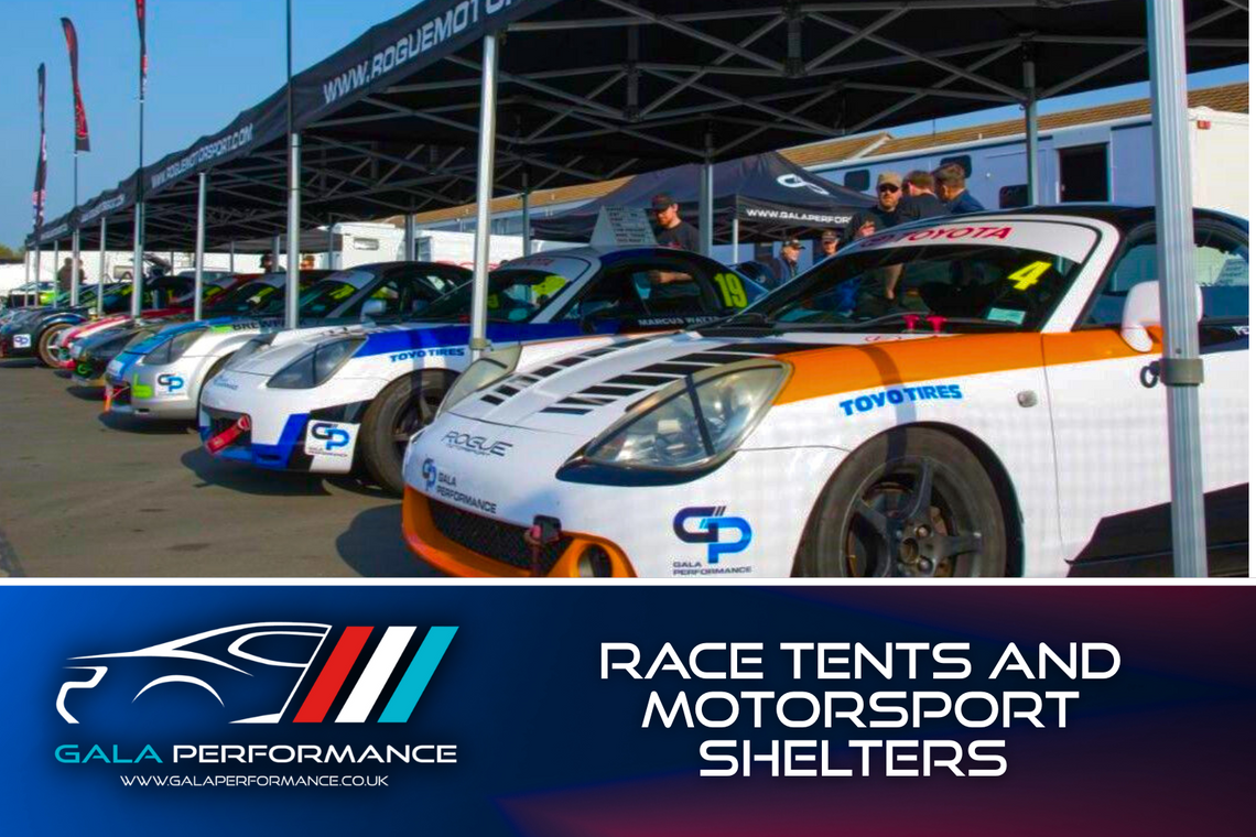 Motorsport Pop-Up Gazebos | Heavy Duty Pit Tents from Gala Performance