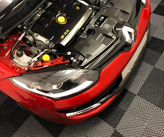 swisstrax renault megane rs garage flooring black grey
