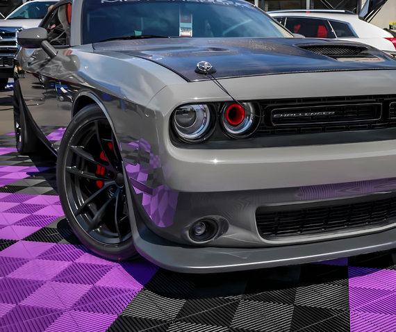 swisstrax dodge gt garage black red