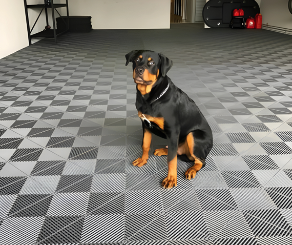 swisstrax lamborghini huracan garage flooring black green