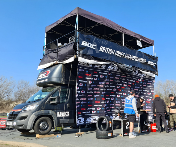 british drift championship double deck awning